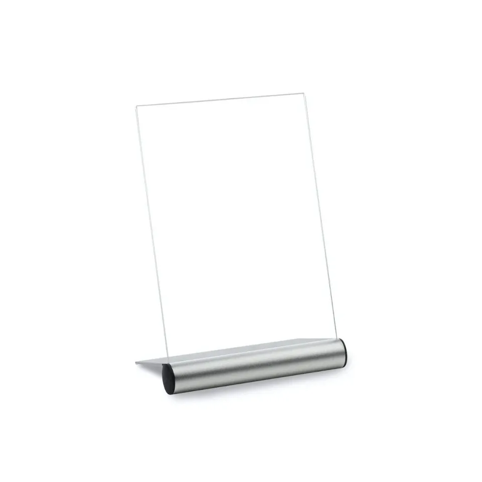 Suport de prezentare Platinum, acril și aluminiu, A5