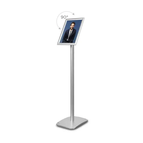 Display Standard Info, A4, argintiu