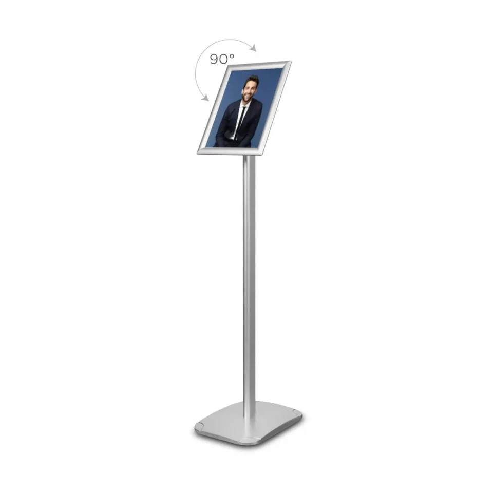 Display Standard Info, A4, argintiu