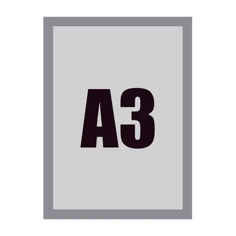 Rama magnetică, A3, argintie