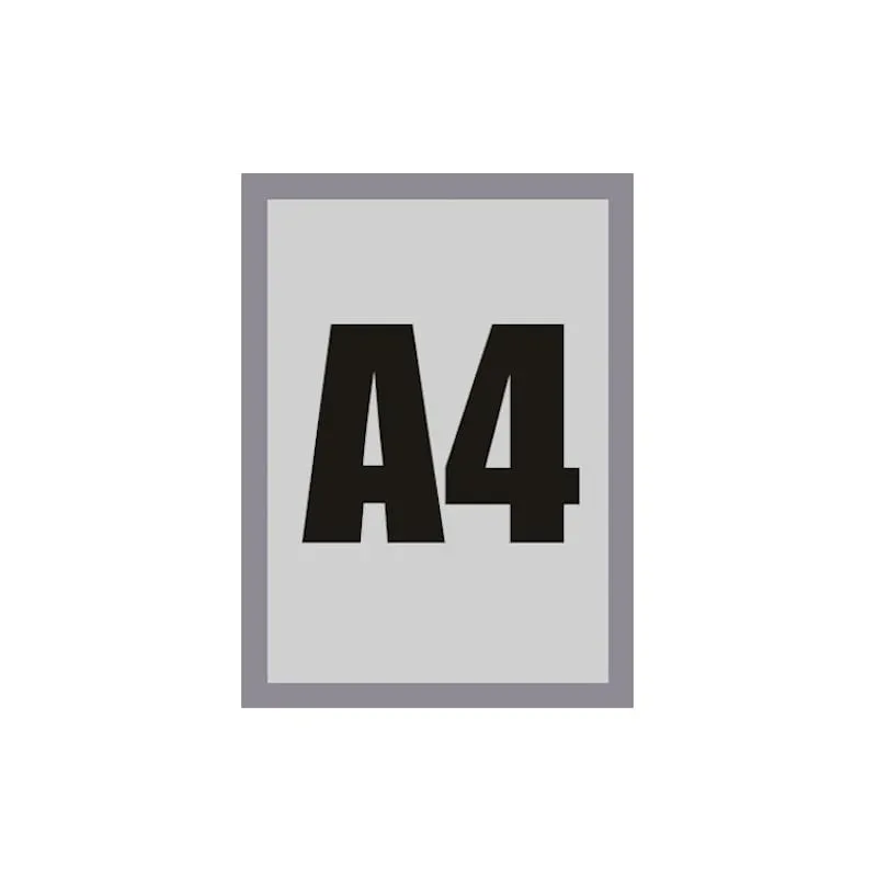 Ramă magnetică, A4, argintiu