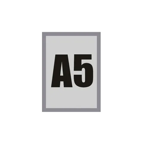 Ramă, magnetică, A5, argintiu