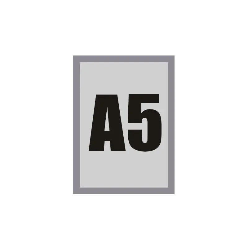Ramă, magnetică, A5, argintiu
