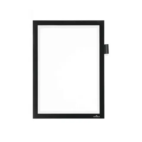 Durable Frame Duraframe Note, autoadeziv, magnetic, A4, negru