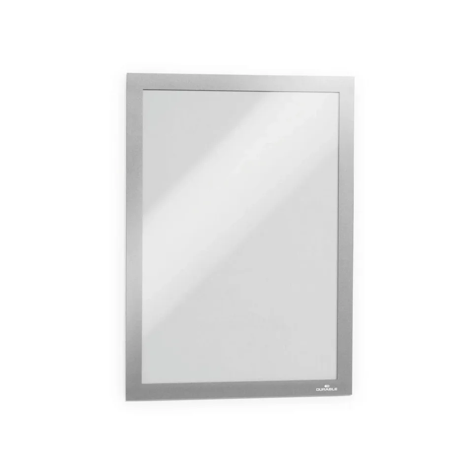 Durable Frame Duraframe, autoadeziv, magnetic, A4, argintiu