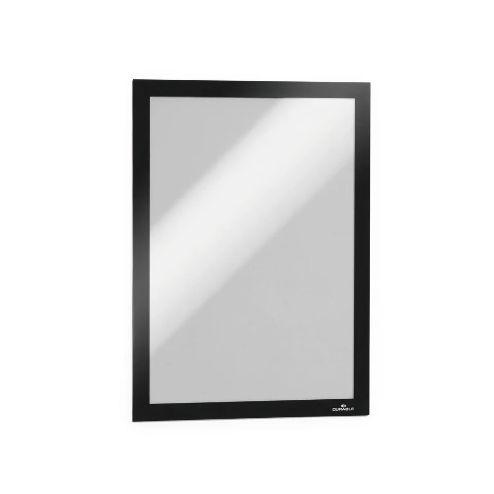 Durable Frame Duraframe, autoadeziv, magnetic, A4, negru