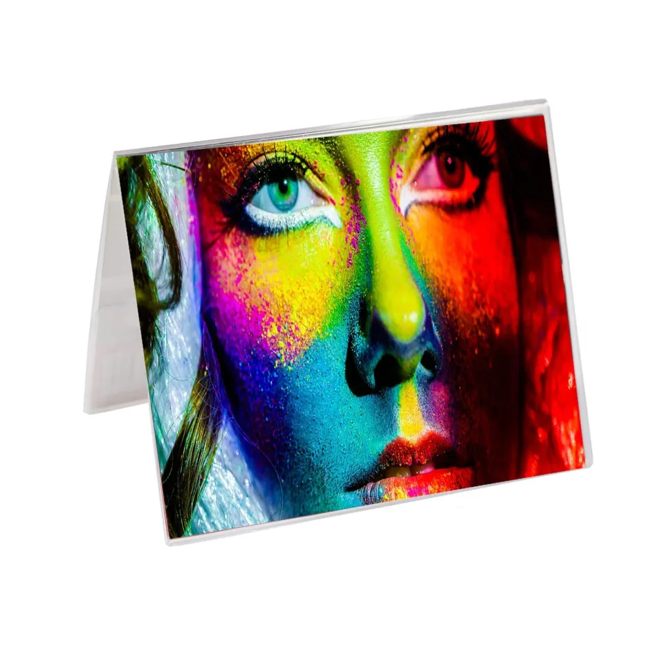 Suport de birou KEJEA, orizontal, 100 x 80 mm, transparent