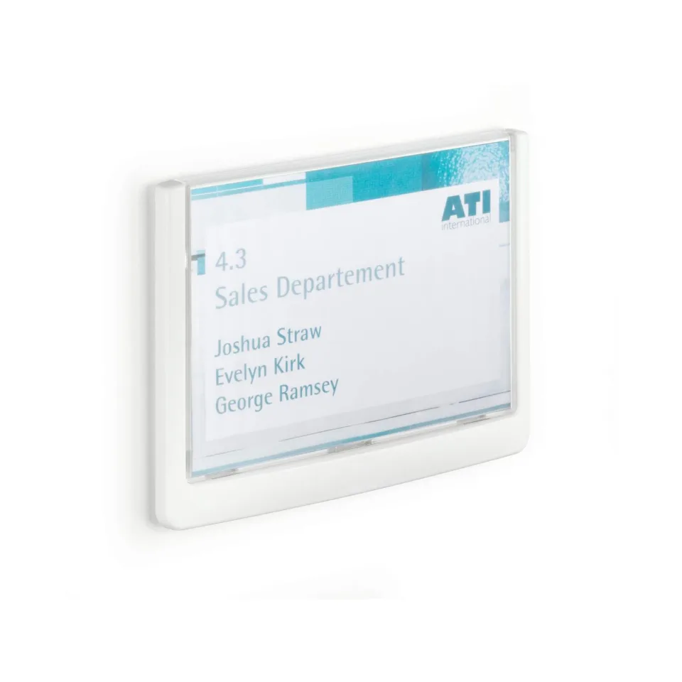 Plăcuță pentru ușă Durable Door Sign Click Sign, 149 x 105,5 mm, grafit