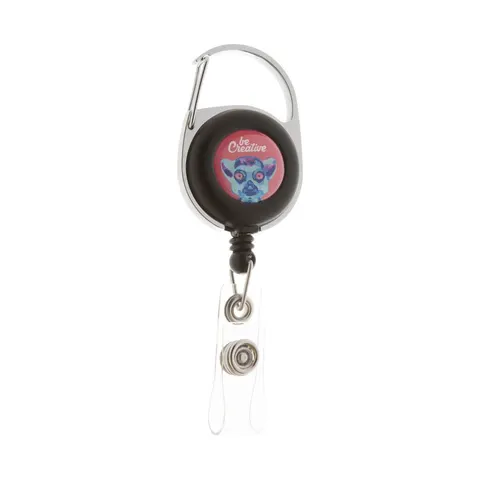 Cool Badge reel Yo-Yo, rotund, cu carabinieră Hooky