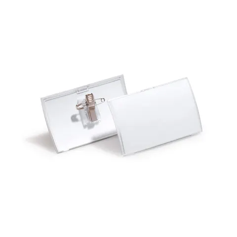 Durable Ecuson Click Fold, cu ac și clemă, orizontal, 54 x 90 mm, 25 buc.