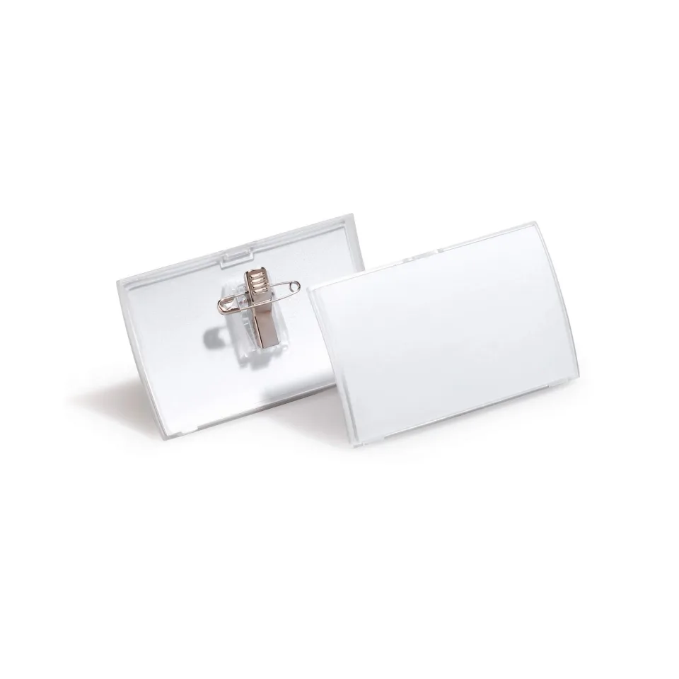 Durable Ecuson Click Fold, cu ac și clemă, orizontal, 54 x 90 mm, 25 buc.