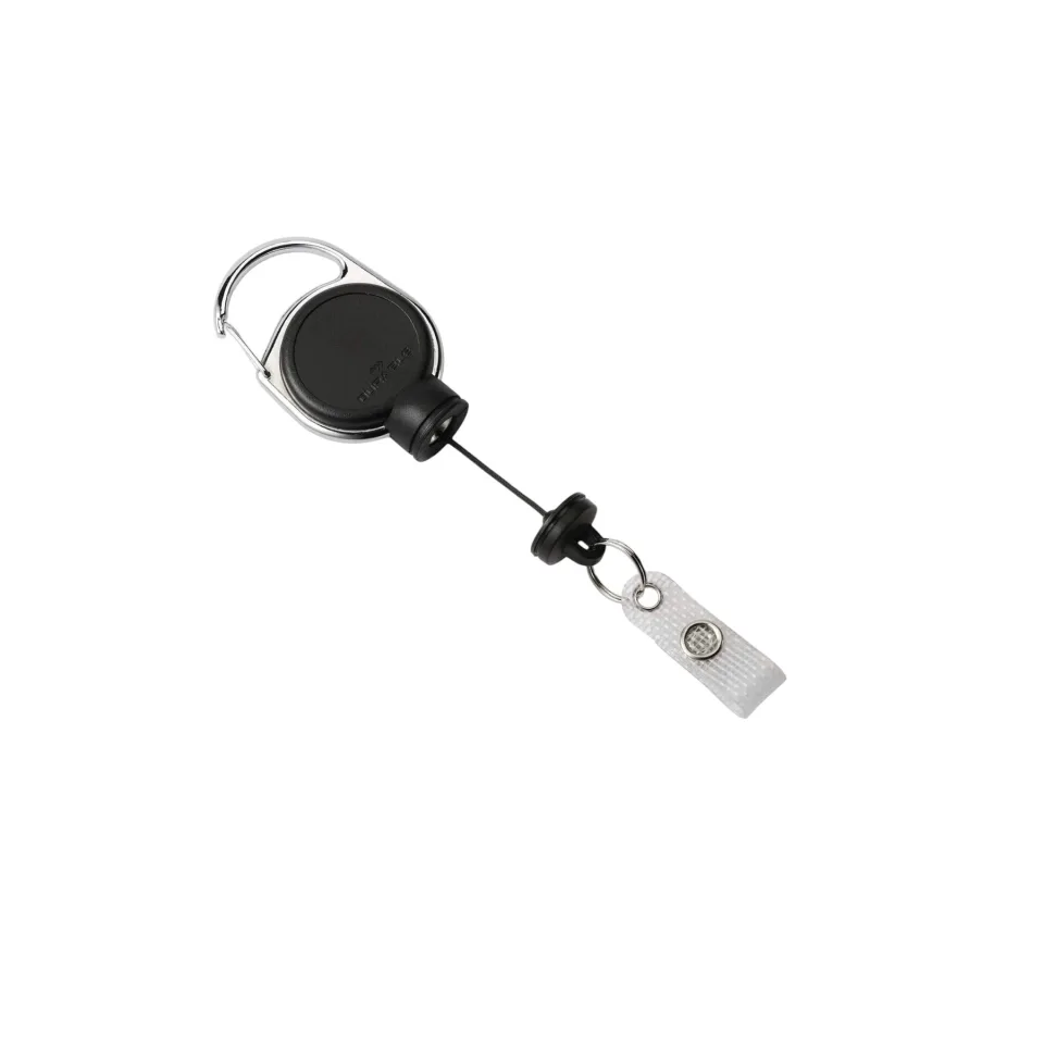 Durable Retractor Extra Strong, tambur pentru ecuson cu inel de chei