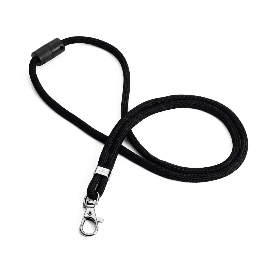 Șnur pentru ecuson Durable rPET, textil, reciclat, 10 bucăți