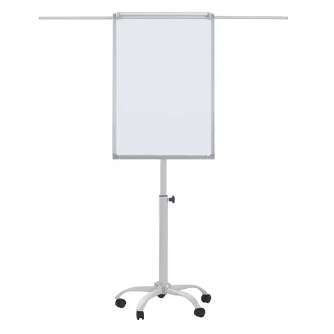 Office 1 Flipchart, 70 x 100 cm, magnetic, cu brațe, pe roți