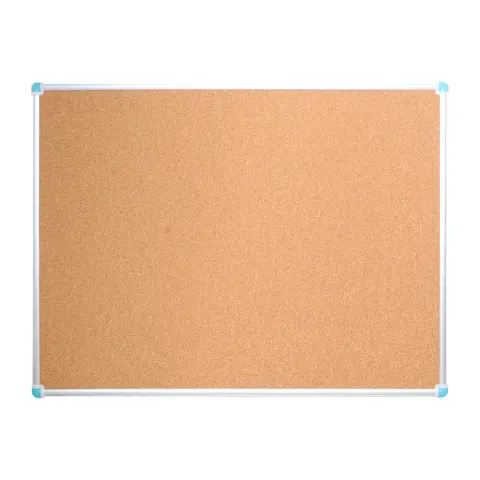Office 1 Placă de plută, cu ramă din aluminiu, 90 x 120 cm