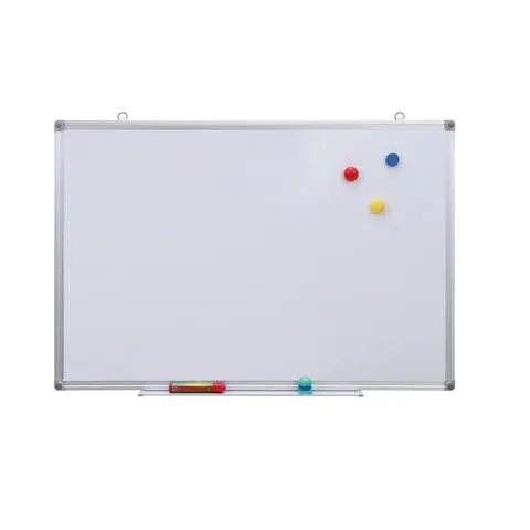 Office 1 Tablă albă, 60 x 90 cm, magnetică, ramă din aluminiu