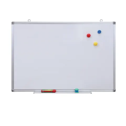 Office 1 Tablă albă, 90 x 120 cm, magnetică, cu ramă din aluminiu