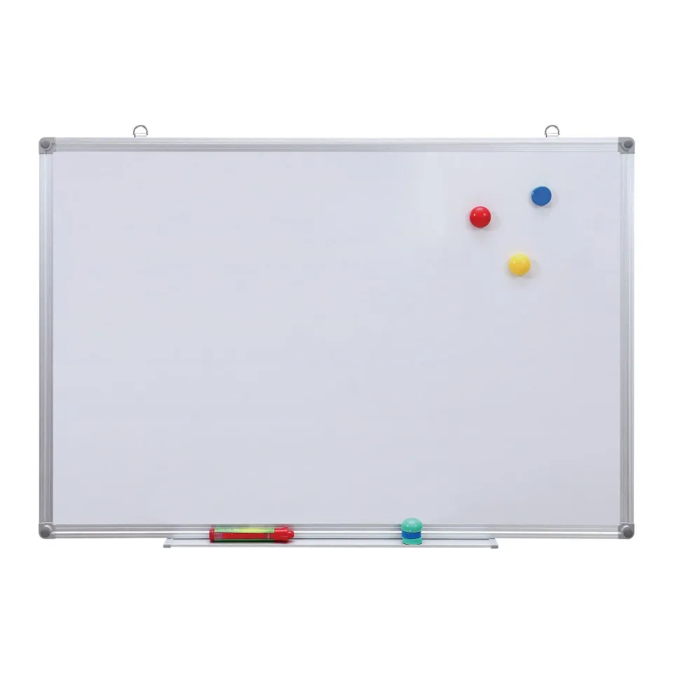 Office 1 Tablă albă, 120 x 180 cm, magnetică, cu ramă din aluminiu
