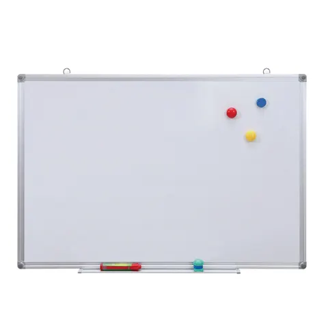 Office 1 Tablă albă, 120 x 240 cm, magnetică, cu ramă de aluminiu