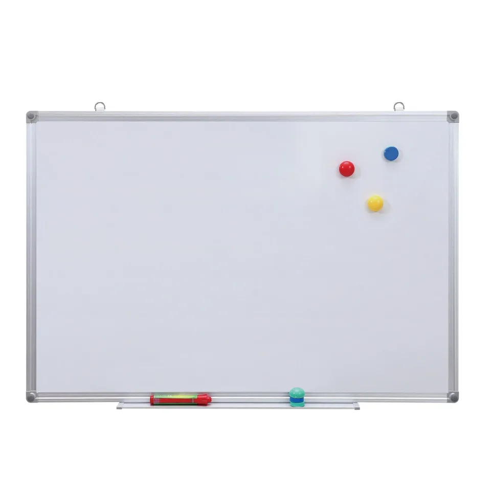 Office 1 Tablă albă, 120 x 240 cm, magnetică, cu ramă de aluminiu