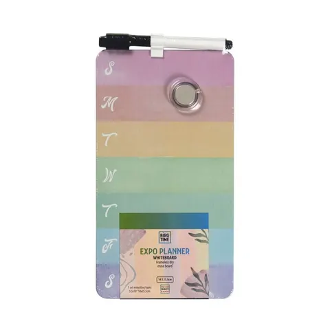 Biro Time Planner Board, cu marker, 14 x 25 cm, asortiment