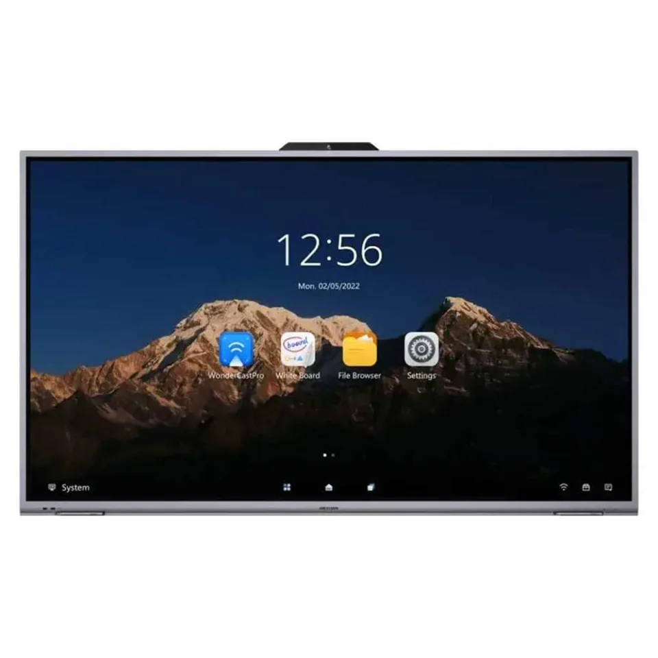 Ecran interactiv Hikvision DS-D5B86RB/D, 86'', cu cameră, DLED, 350 cd/m2, 6 ms