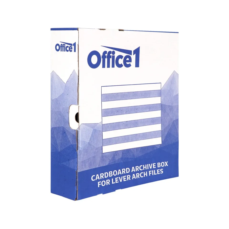 Cutie de arhivare Office 1, pentru dosar, 325 x 300 x 80 mm, carton ondulat