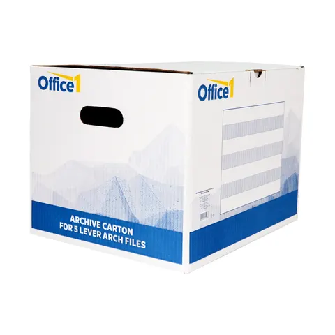 Office 1 Cutie de arhivare, pentru bibliorafturi, 370 x 285 x 315 mm