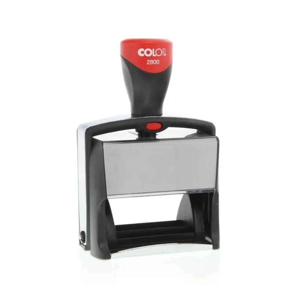 Colop Ștampilă 2800N, antibacteriană, dreptunghiulară, 68 x 49 mm, negru