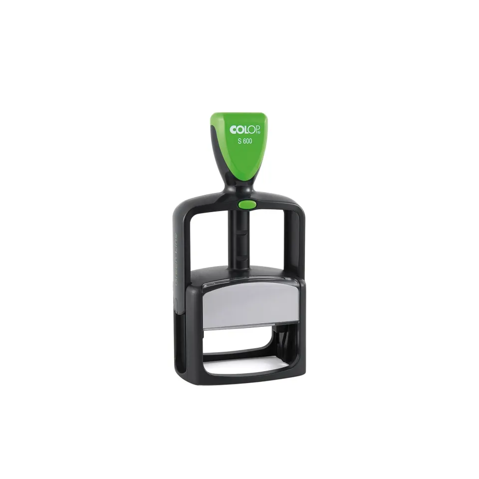 Colop Ștampilă Green Line S600, dreptunghiulară, 58 x 37 mm, albastru
