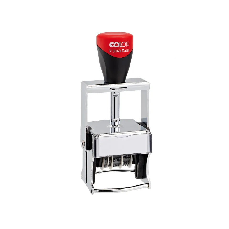 Colop Ștampilă Microban R 3040/3, antibacteriană, rotundă, 40 mm, albastră