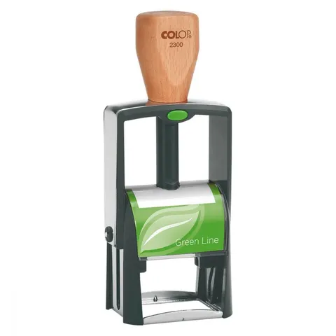 Colop Ștampilă Green Line 2300, dreptunghiulară, 45 x 30 mm, albastru
