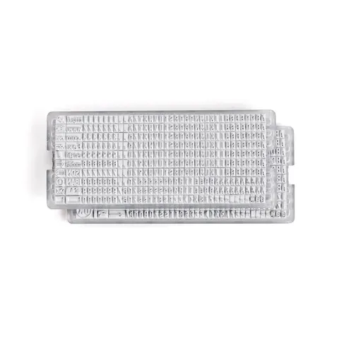 Litere Colop pentru ștampilă, 3,5 mm, alfabet latin