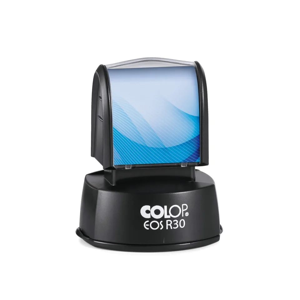 Colop Ștampilă EOS R 30, rotundă, 30 mm, albastru