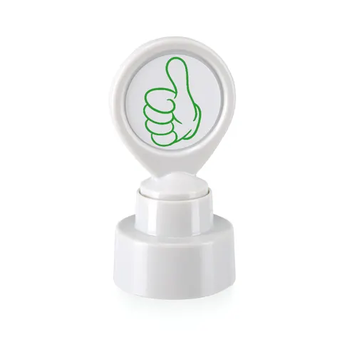 Ștampilă motivațională Colop „Thumbs up”, albă