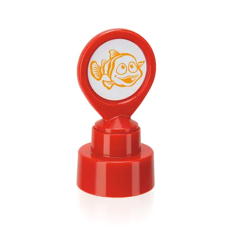 Stampilă motivațională Colop „Pește”, roșie