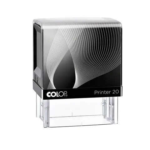 Colop Ștampilă Printer 20, dreptunghiulară, 14 x 38 mm, negru