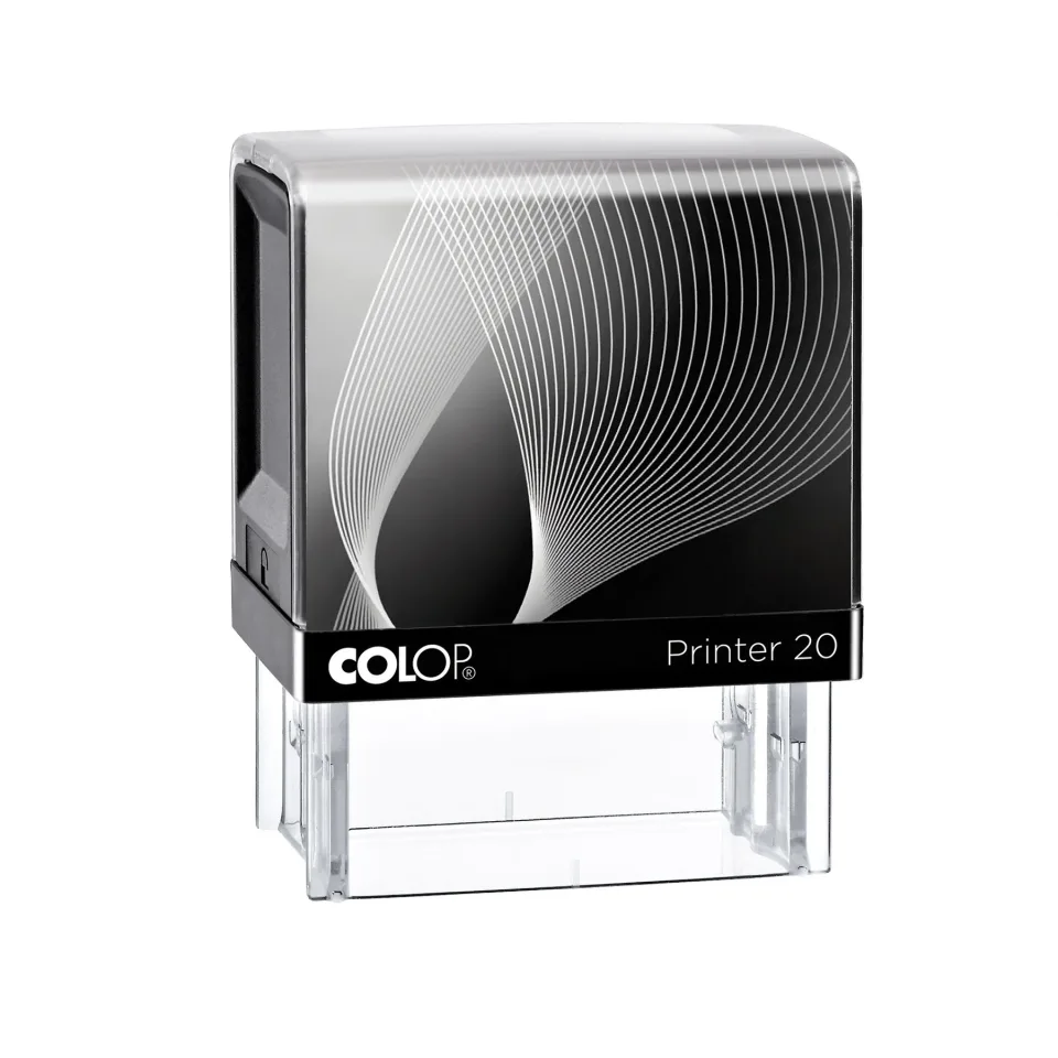 Colop Ștampilă Printer 20, dreptunghiulară, 14 x 38 mm, negru