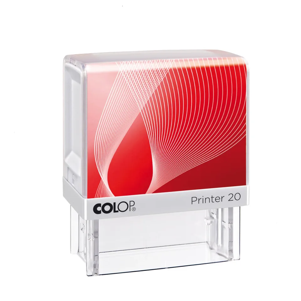 Colop Ștampilă Printer 20, dreptunghiulară, 14 x 38 mm, roșu