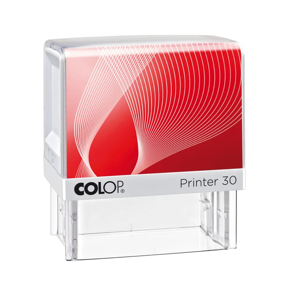 Colop Ștampilă Printer 30, dreptunghiulară, 18 x 47 mm, albastru