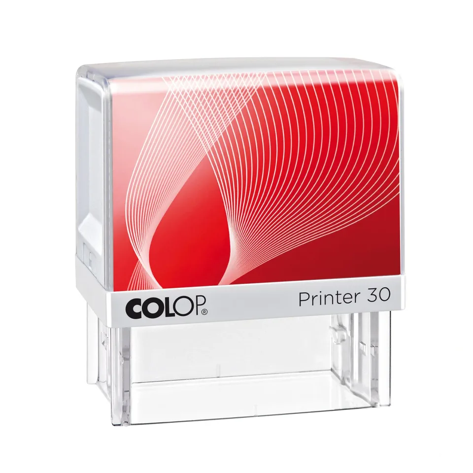 Colop Ștampilă Printer 30, dreptunghiulară, 18 x 47 mm, roșu