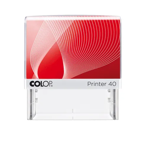 Colop Ștampilă Printer 40, dreptunghiulară, 23 x 59 mm, albastru