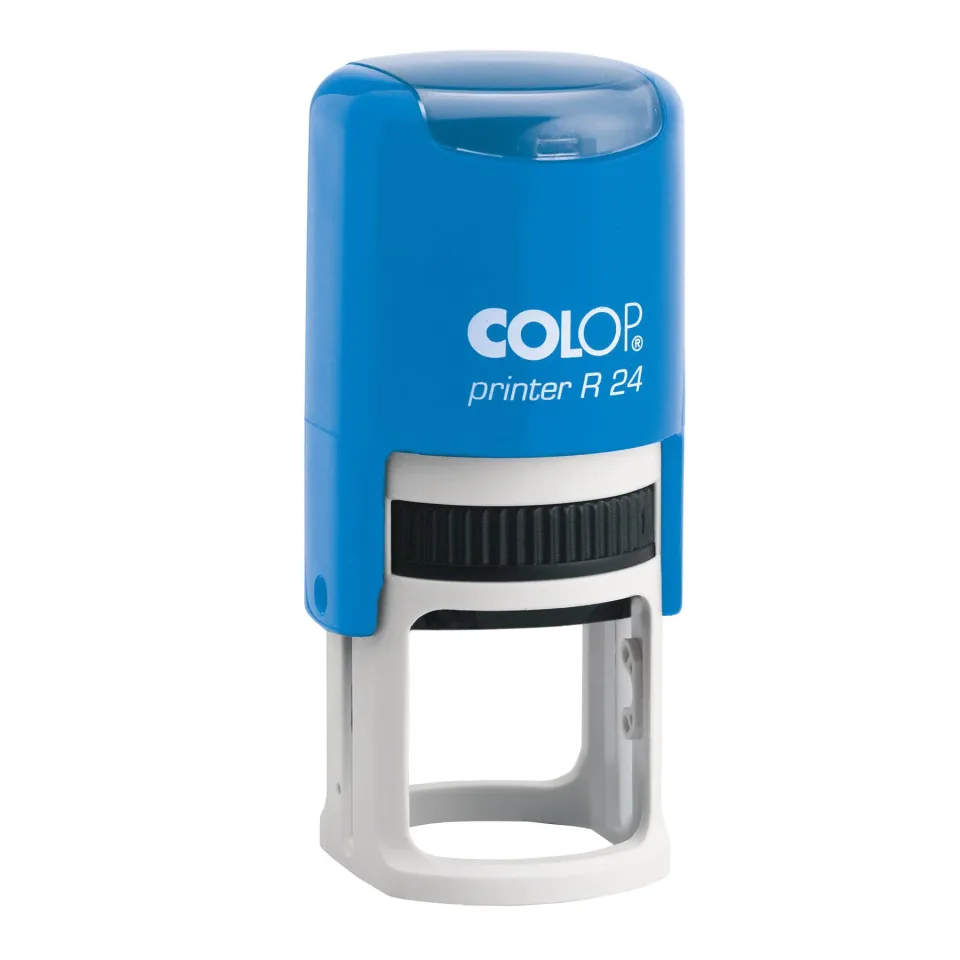 Colop Ștampilă Printer R 24, rotundă, 24 mm, albastră