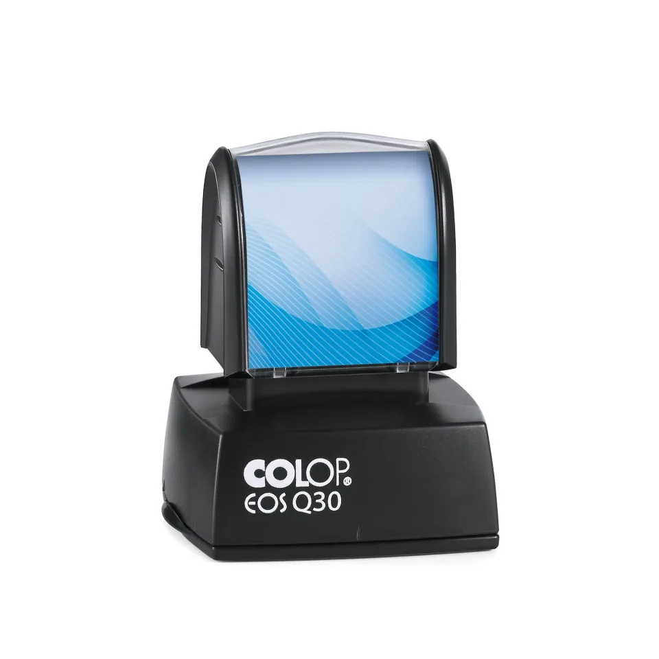 Colop Ștampilă EOS Q 30, pătrată, 30 x 30 mm, fără cerneală, uscat
