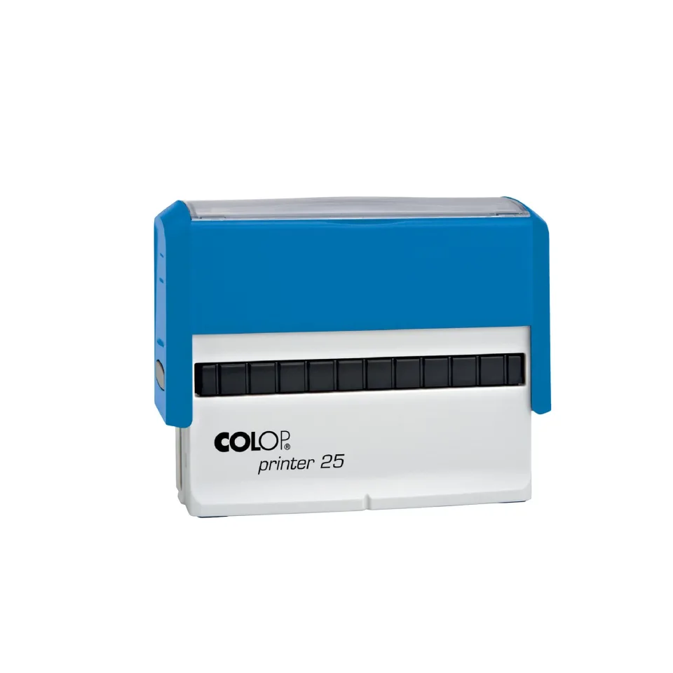 Colop Ștampilă Printer 25, dreptunghiulară, 15 x 75 mm, albastru