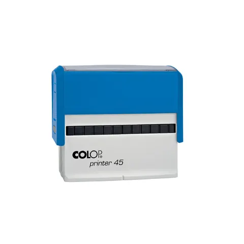 Colop Ștampilă Printer 45, dreptunghiulară, 25 x 82 mm, albastru