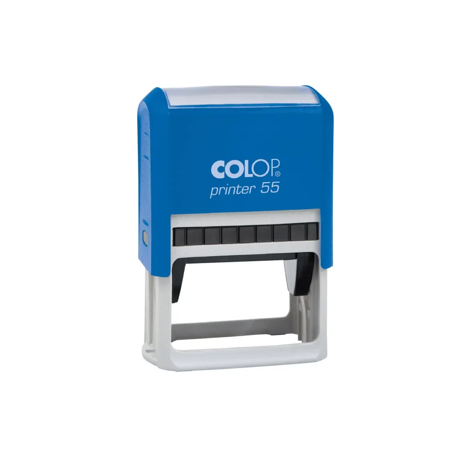 Colop Ștampilă Printer 55, dreptunghiulară, 40 x 60 mm, albastru