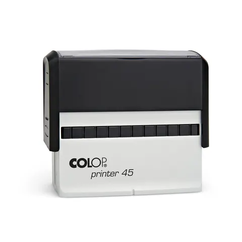 Colop Ștampilă PR 45, dreptunghiulară, 25 x 82 mm, negru