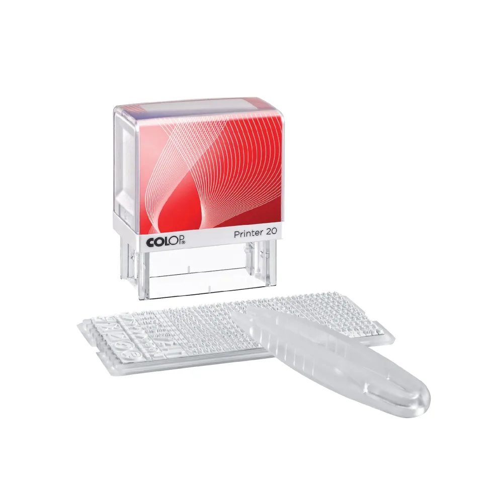 Colop Ștampilă Printer 20/1 Set, autotușantă, 14 x 38 mm, cu litere chirilice