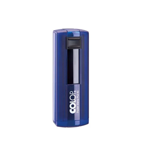 Colop Ștampilă PSP 40, de buzunar, 58 x 22 mm, albastru indigo